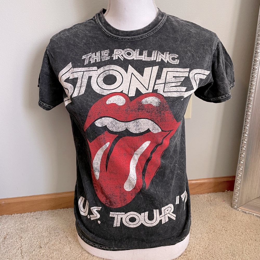 Rolling Stones Distressed T-shirt by Pacsun
